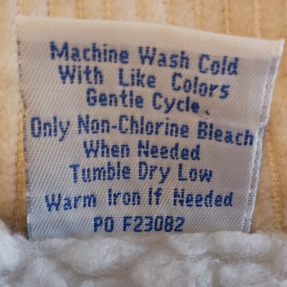 Blair, Medium, Creamy Tan Corduroy Chore Coat, Barn Coat, Sherpa Lined, Button - Picture 16 of 16